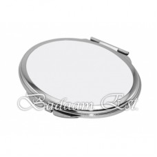 Silver oval Makeup Mirror