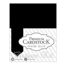 Black Cardstock, 300 gm, 50 sheets, A4