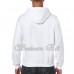 Adult Full Zip Hooded Sweatshirt White