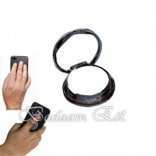 Black Circle Mobile Ring