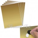 Rectangle scratch 23 X 20 cm - Gold