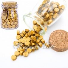 Wax beads - Gold
