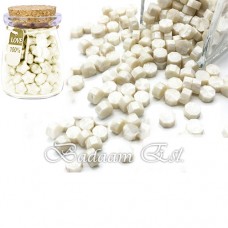 Wax beads - Pearl White